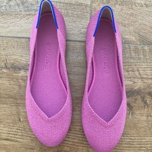 Rothy’s The Flat Bloom Metallic 6.5 NWT